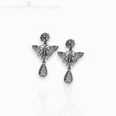 Butterfly Single Droplet - Earrings